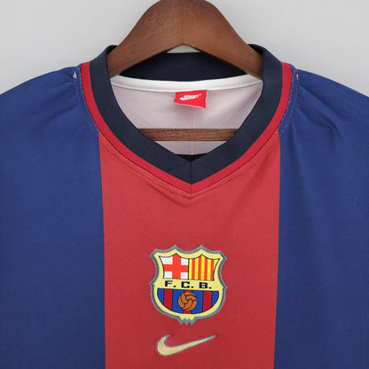 Retro 98/99 Barcelona home jersey - SoccerSphere