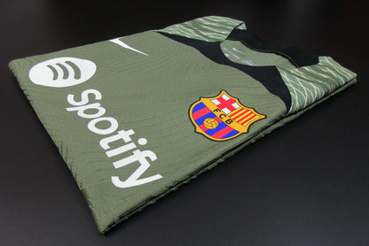 2023-24 Barcelona Training shirt (green) Player version - SoccerSphere