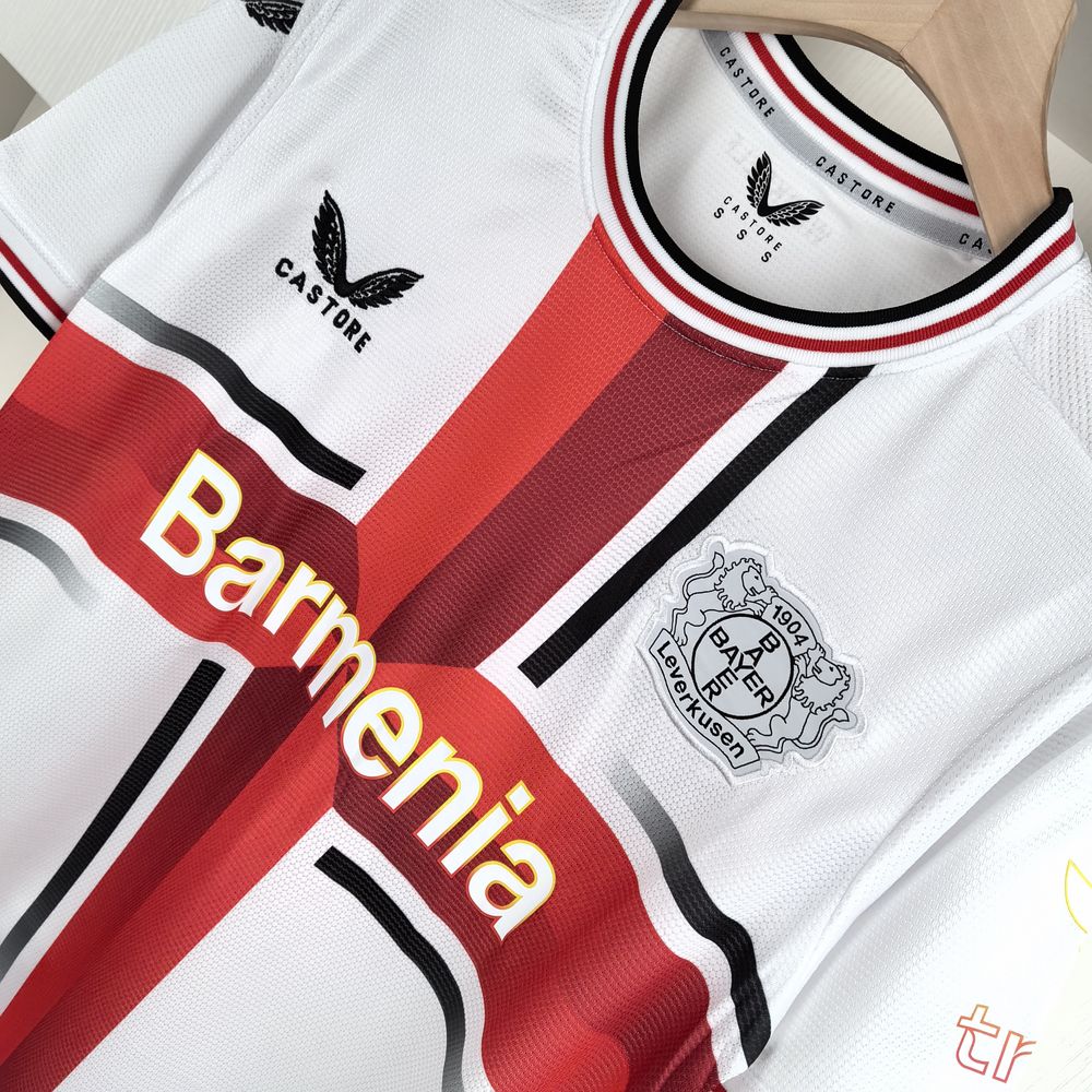 2024 - 25 Leverkusen Home Soccer Jersey - SoccerSphere