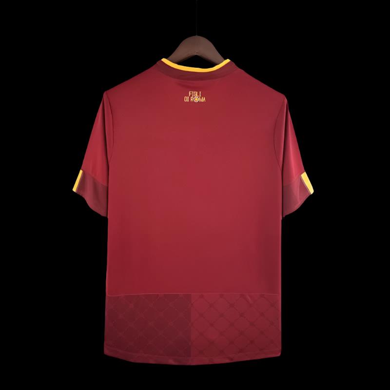 22 - 23 Roma Soccer Jersey Home - SoccerSphere