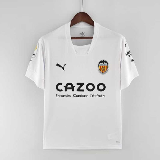 22 - 23 Valencia Soccer Jersey Home - SoccerSphere