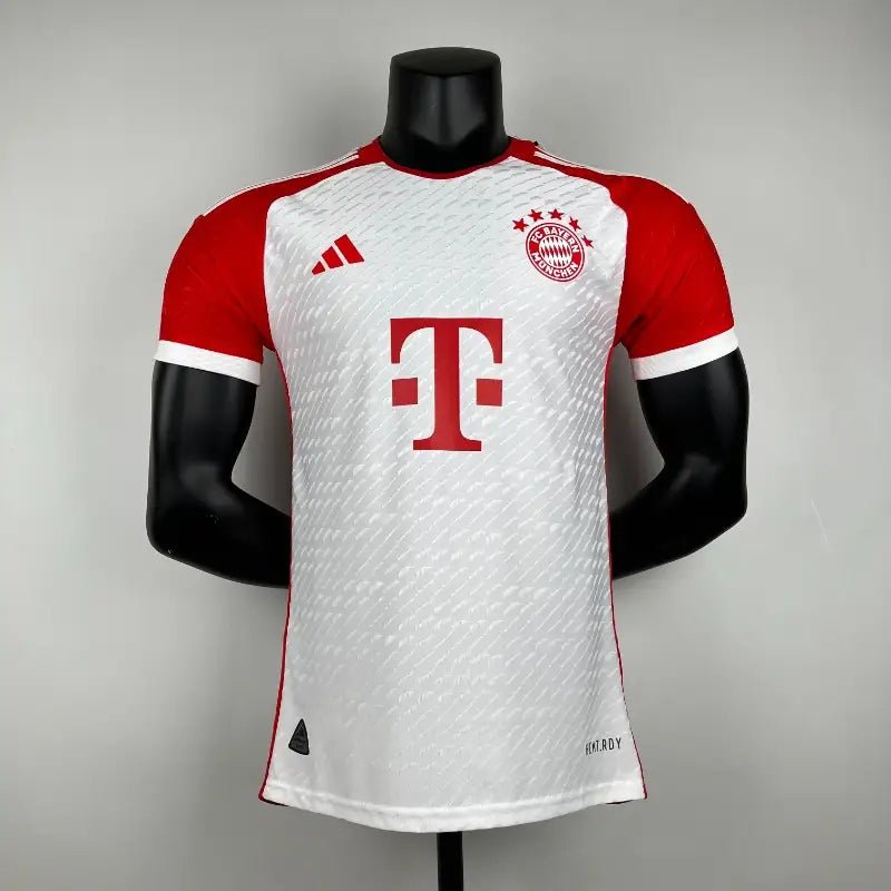 23 - 24 Player Bayern M Soccer Jersey Home - SoccerSphere