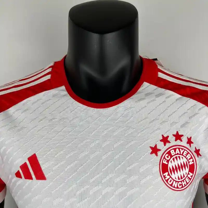 23 - 24 Player Bayern M Soccer Jersey Home - SoccerSphere