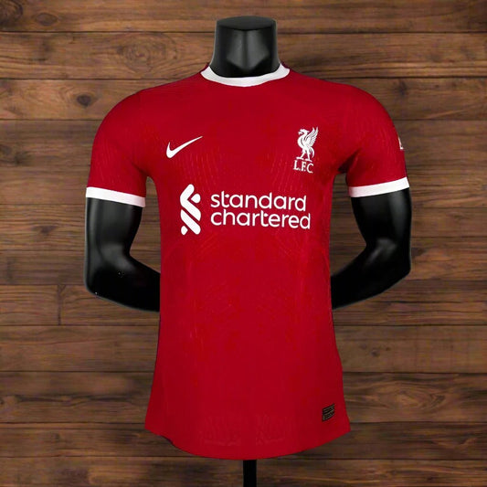 23 - 24 Player Version Liverpool Soccer Jersey - SoccerSphere