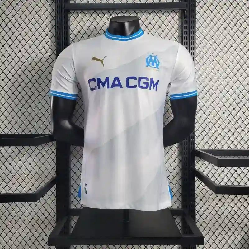 23 - 24 Players Marseille Soccer Jersey Home - SoccerSphere