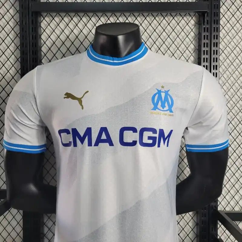 23 - 24 Players Marseille Soccer Jersey Home - SoccerSphere