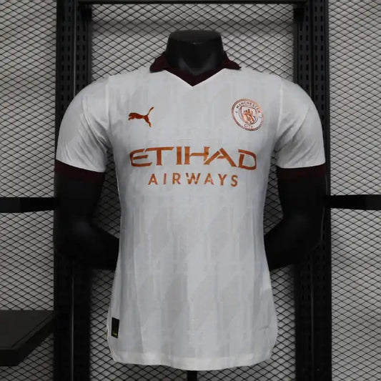 23/24 Players Manchester C Soccer Jersey Away - SoccerSphere