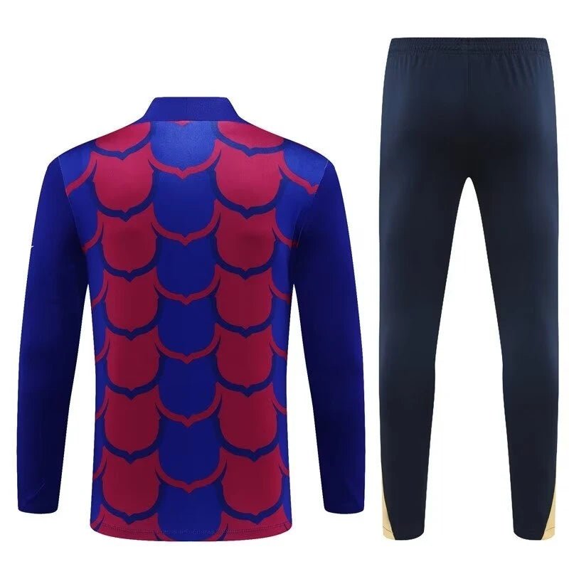 24/25 Barcelona Long Sleeve Training Suit - SoccerSphere