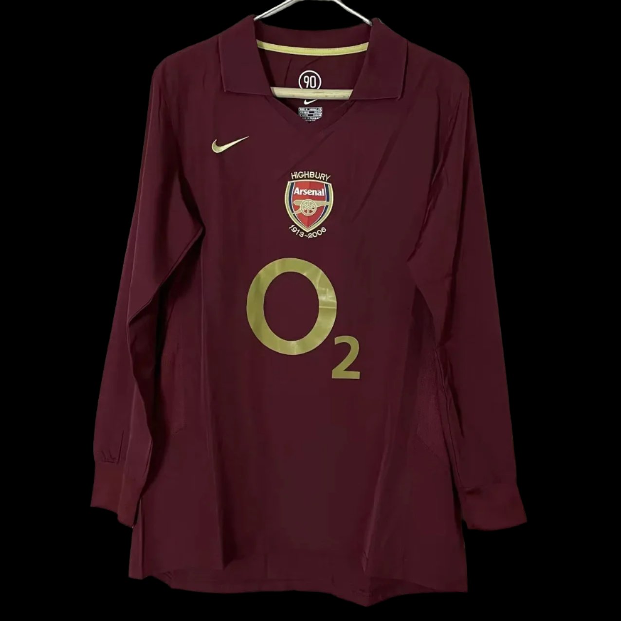 Retro 2005/06 Arsenal home Long sleeve jersey - SoccerSphere