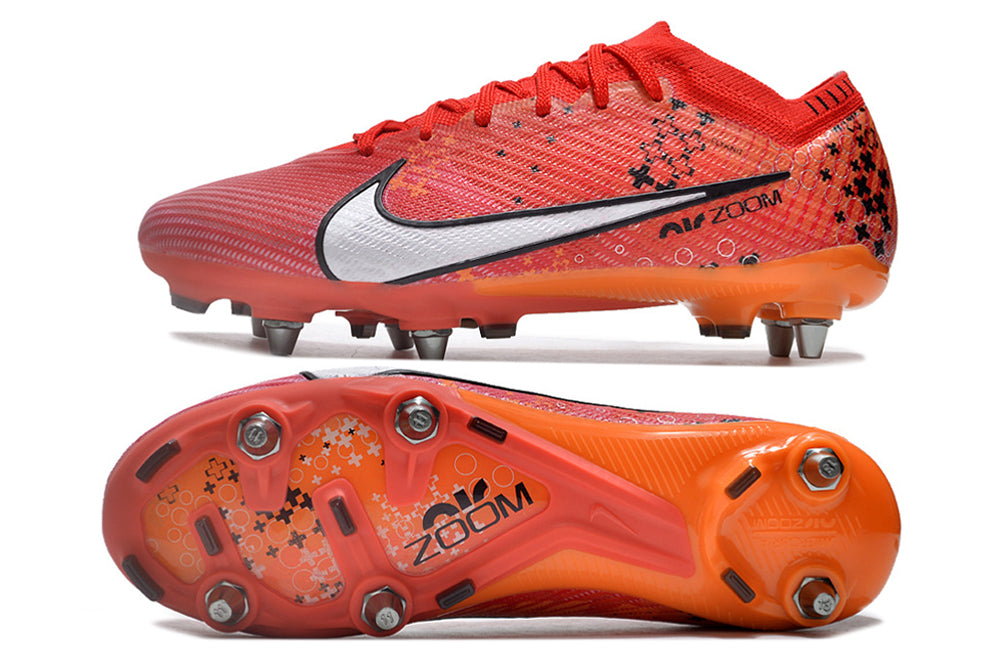 Mercurial air zoom red metal cleats - SoccerSphere