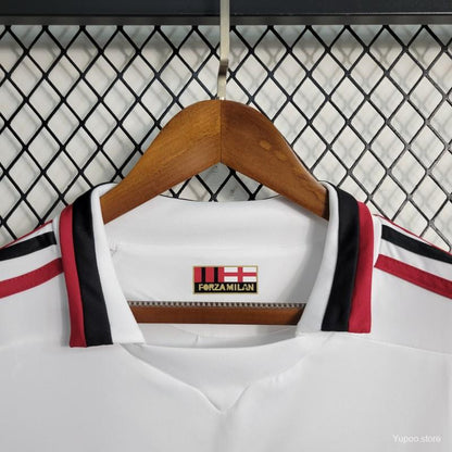 Retro 09/10 AC Milan Away White Jersey - SoccerSphere