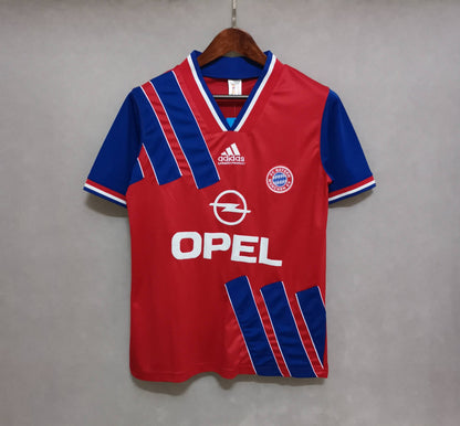 93-94 Bayern Munich home red / blue - SoccerSphere