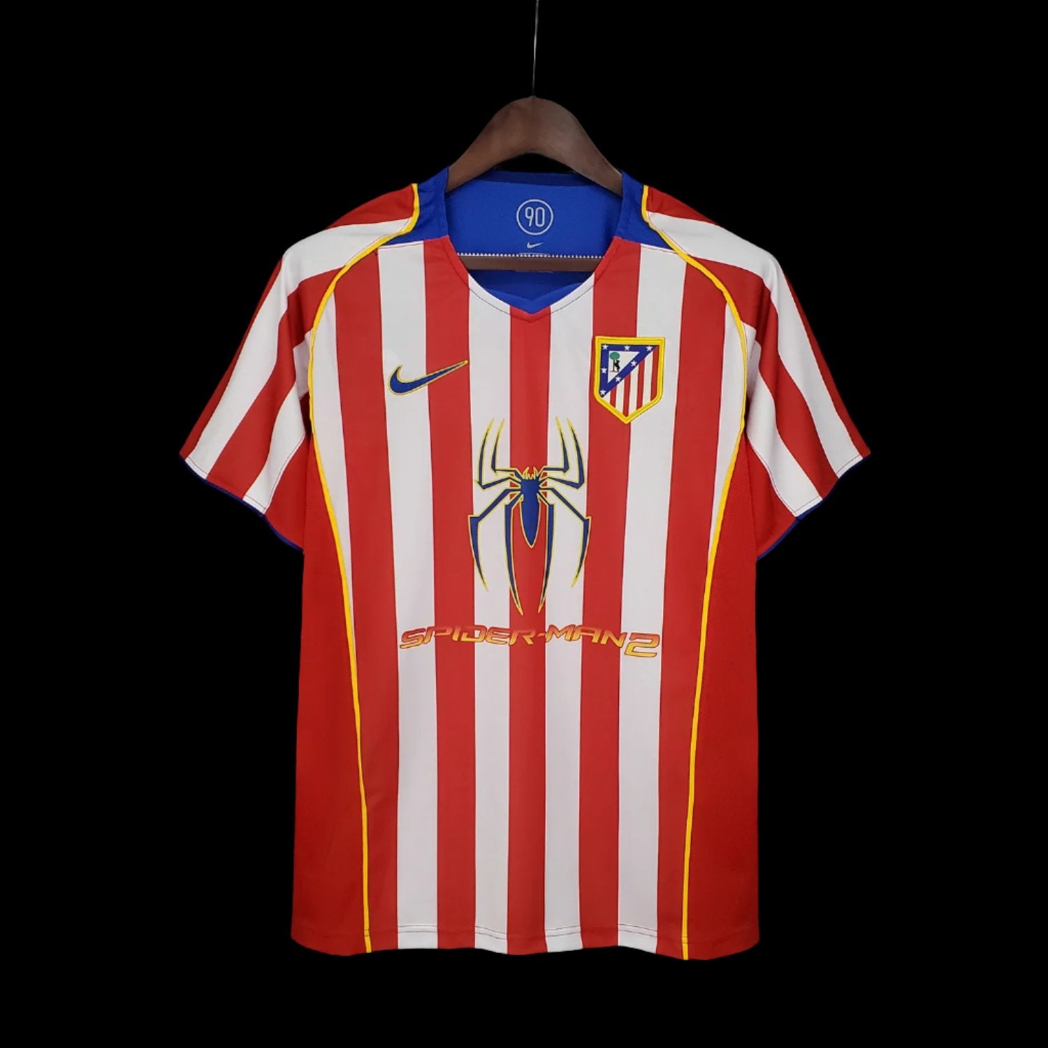 Retro 2004/05 Atletico Madrid Home SPIDER - SoccerSphere