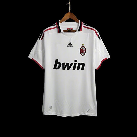 Retro 09/10 AC Milan Away White Jersey - SoccerSphere