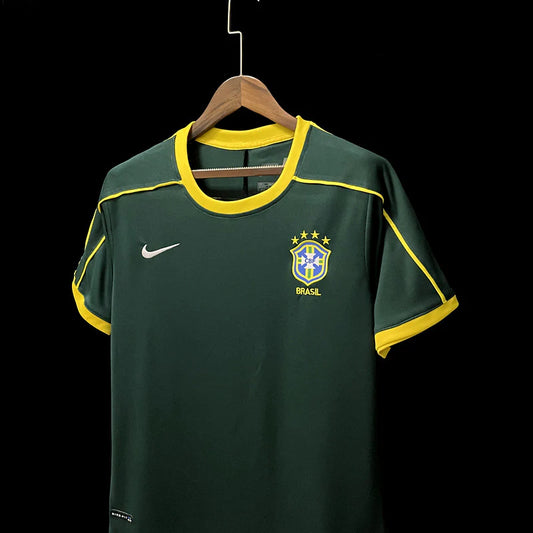 Retro 1998 Brazil Goalkeeper Soccer Jersey