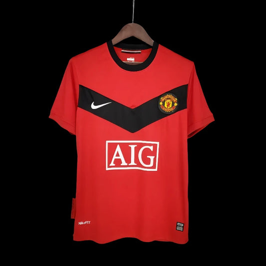 Retro 2009-10 Manchester United Soccer Jersey Home - SoccerSphere