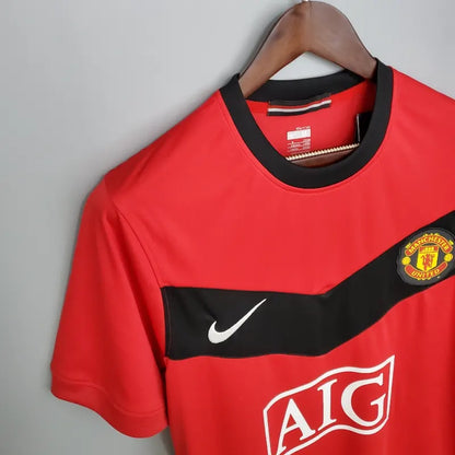 Retro 2009-10 Manchester United Soccer Jersey Home - SoccerSphere