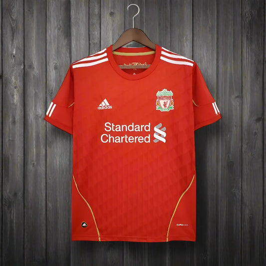 Retro 2010-11 Liverpool Soccer Jersey Home - SoccerSphere