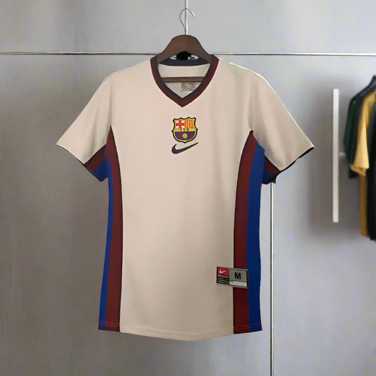 Retro 1988-89 Barcelona Soccer Jersey Away - SoccerSphere