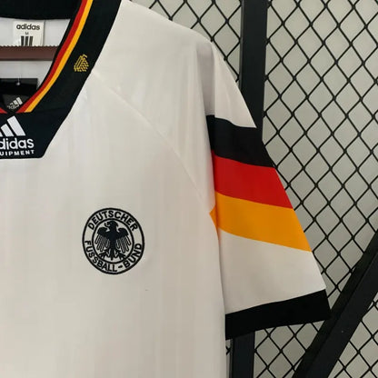 Retro 1992 Germany Soccer Jersey Home - SoccerSphere