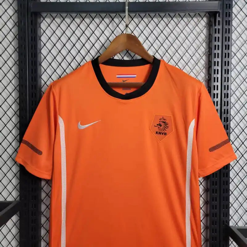 Retro 2010 Holland Soccer Jersey Home - SoccerSphere