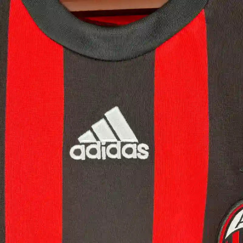 Retro 2008-09 AC Milan Soccer Jersey Home - SoccerSphere