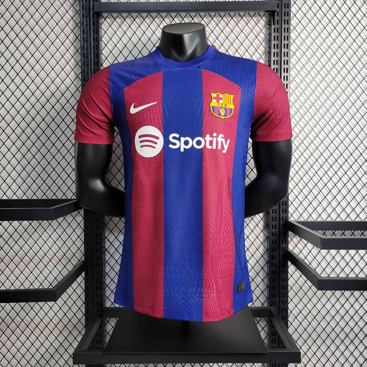 fc barcelona home jersey player version - SoccerSphere