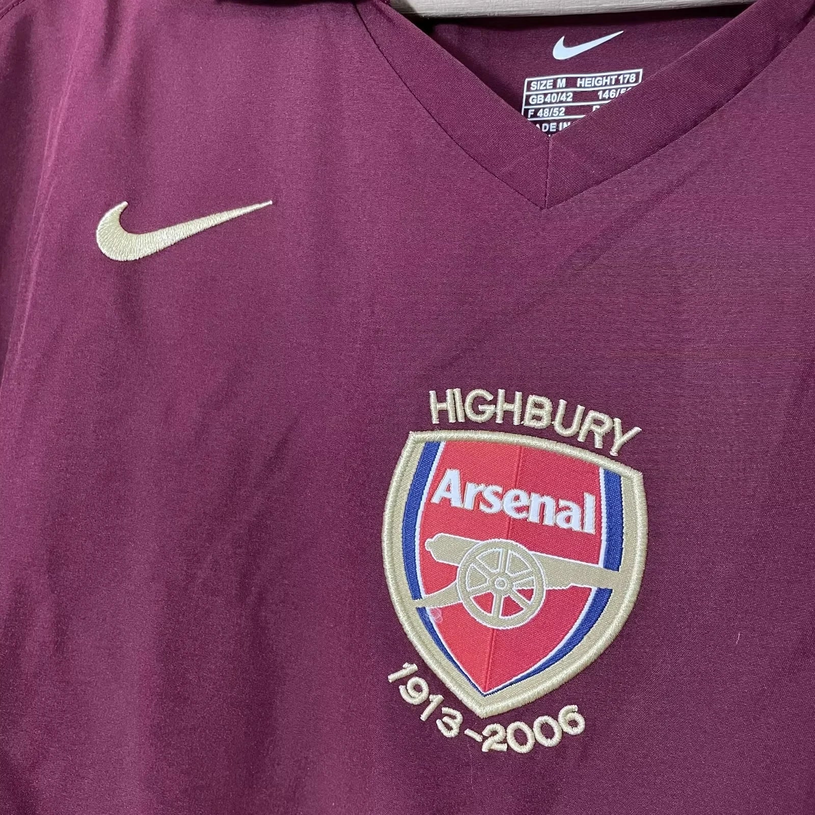 Retro 2005/06 Arsenal home Long sleeve jersey - SoccerSphere