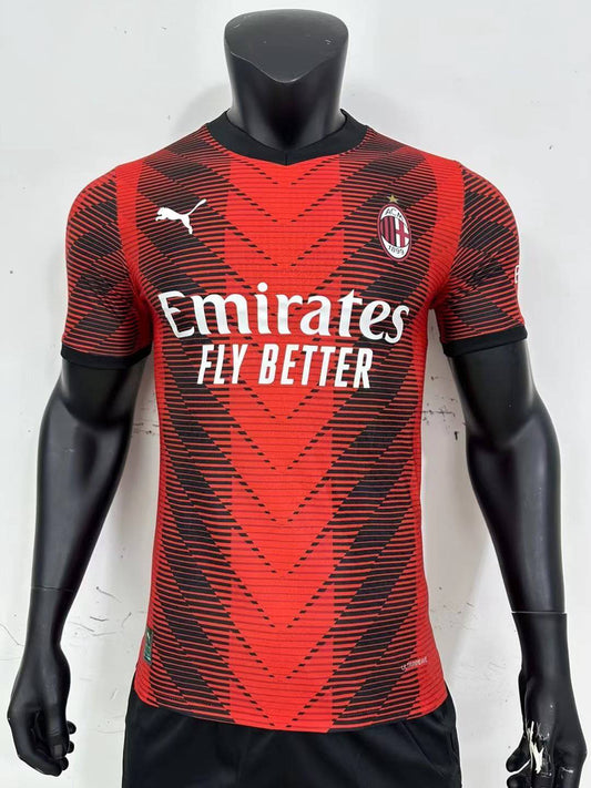 AC Milan home jersey, player version 23/24 season - SoccerSphere